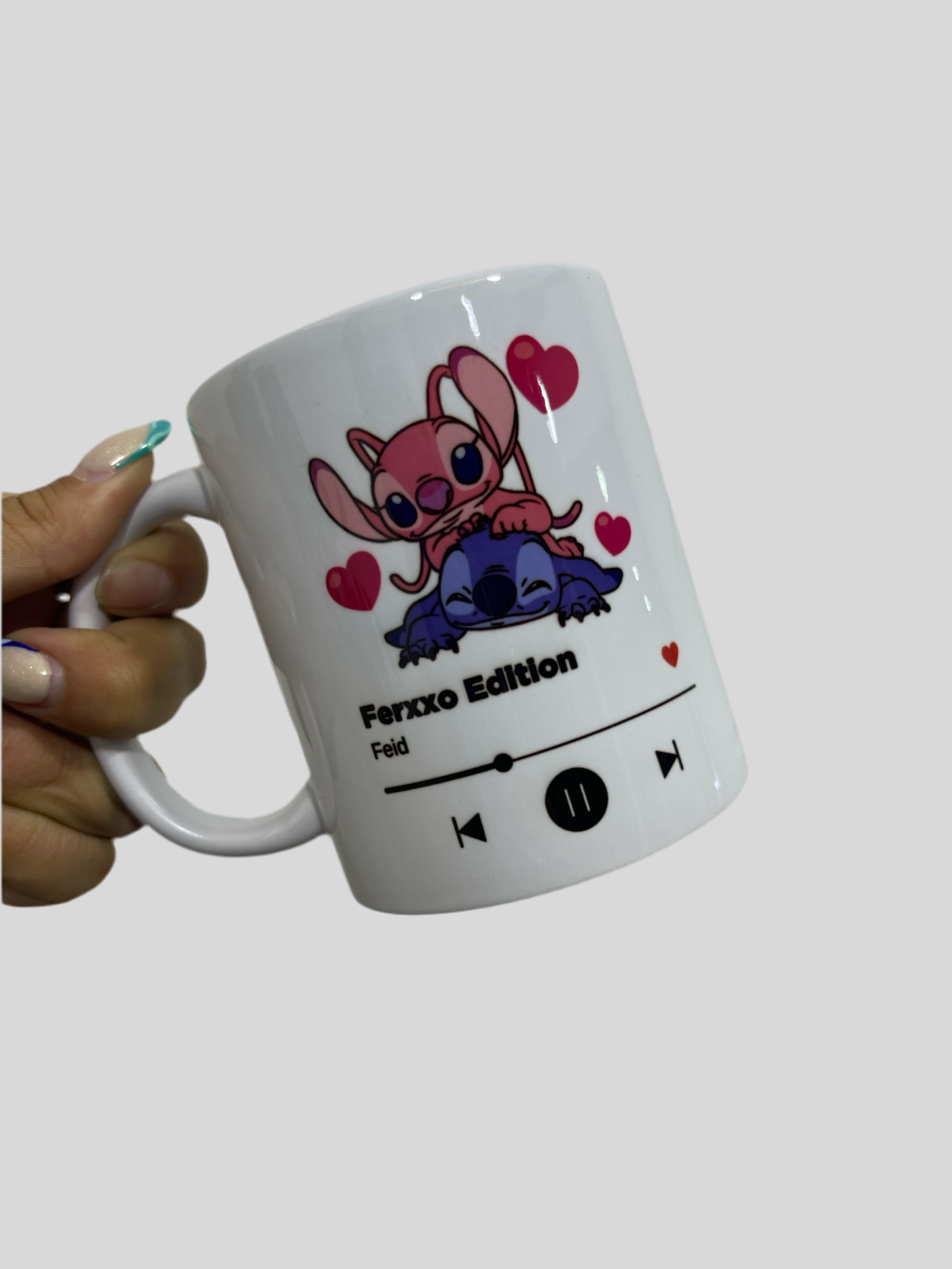 Taza blanca 325ml personalizada