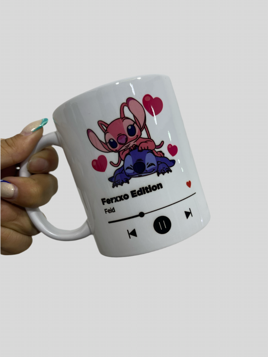 Taza blanca 325ml personalizada