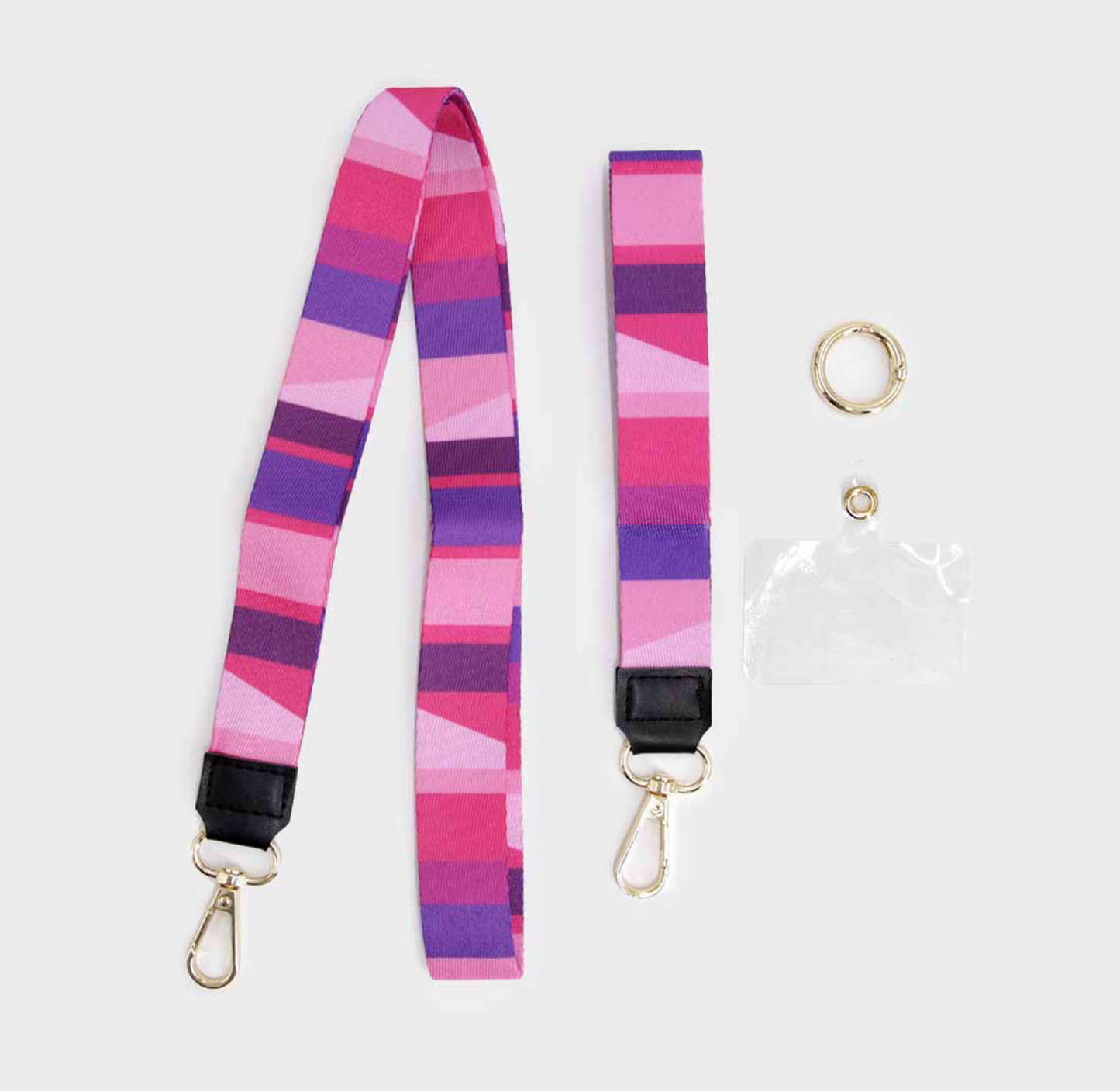 Strap para celular doble geométrico